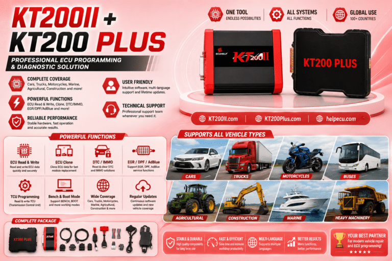 KT200 Plus Software Installation and Dongle Driver Setup Guide