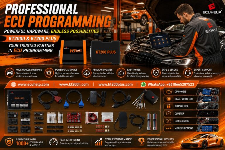 KT200 Plus Bosch EDC17C46 ECU programming guide for OBD Bench Boot backup and safe writing