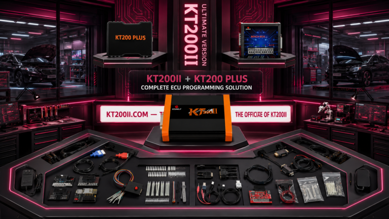 KT200 Plus Bosch EDC17C49 TC1797 ECU Bench and Boot programming with original backup