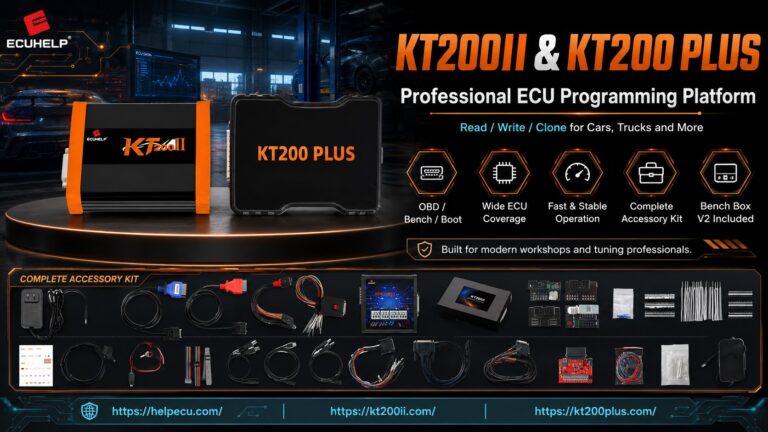 KT200 Plus SID321 ECU programming guide for OBD Bench Boot backup and recovery