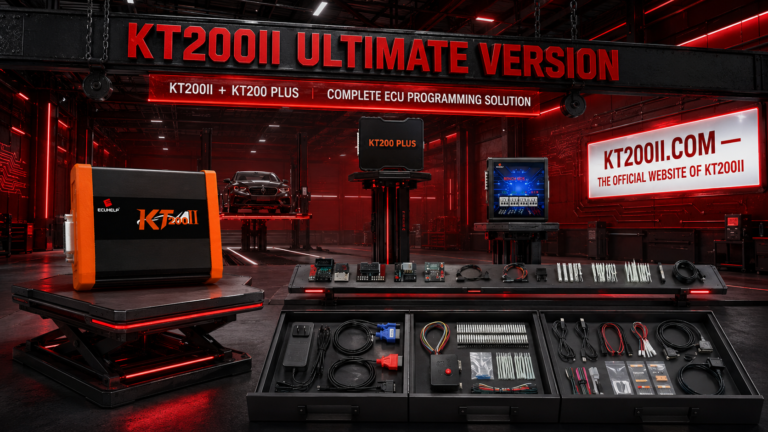 KT200 Plus Delphi CRD3 diesel ECU Bench programming and original data backup