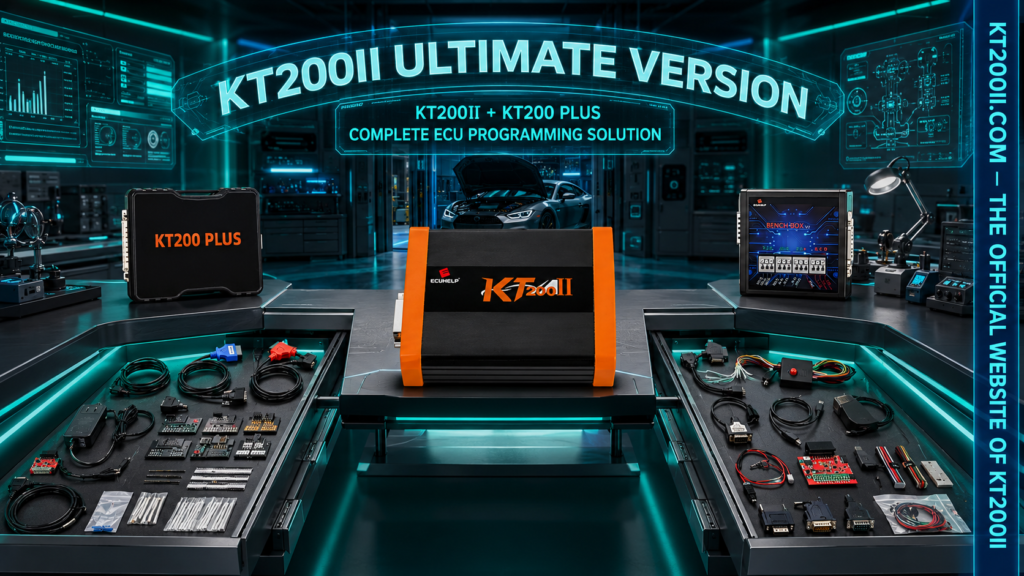 KT200 Plus Delphi CRD3 ECU Bench programming and cloning with original data backup