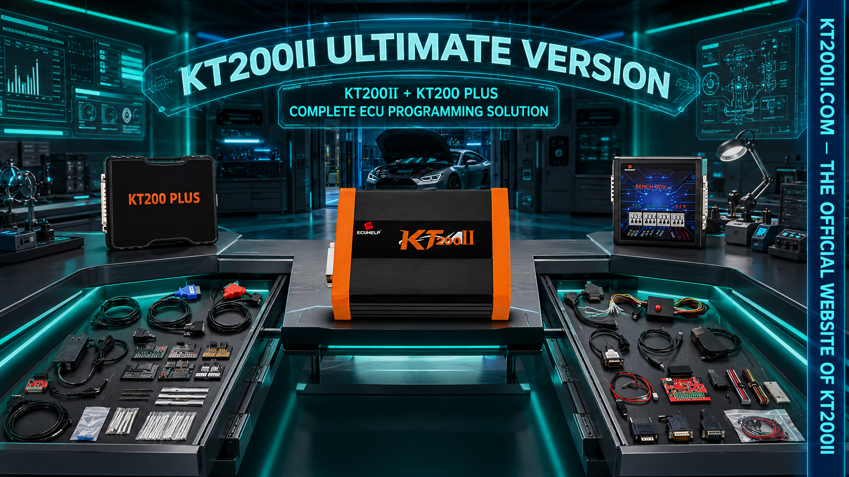 KT200 Plus Delphi CRD3 ECU Bench programming and cloning with original data backup