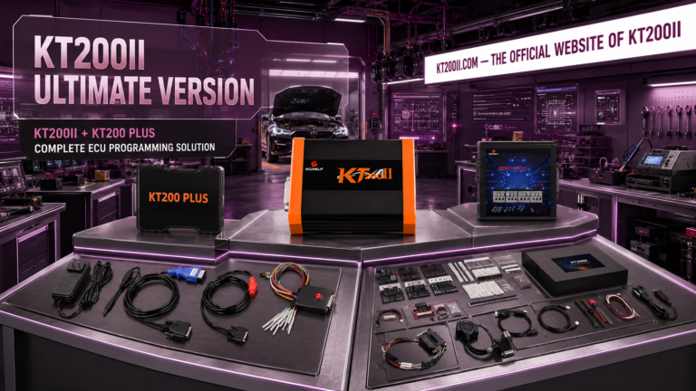 KT200 Plus Delphi DCM6.2V ECU programming, protocol verification and original data backup