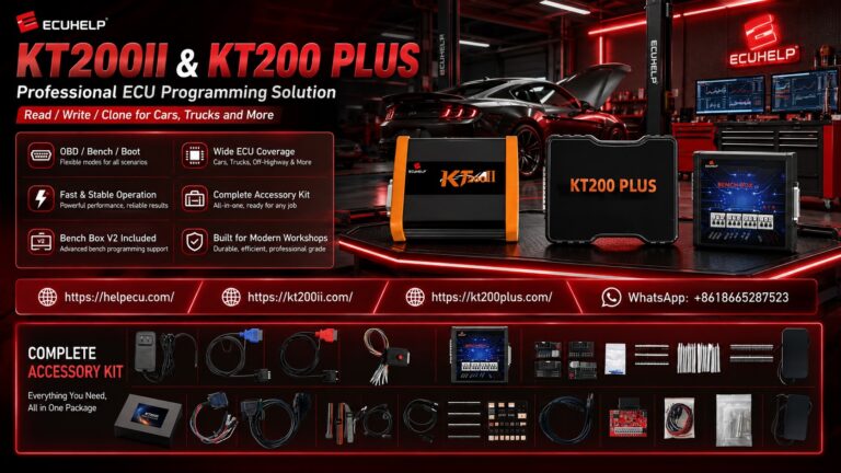 KT200 Plus Marelli 8GMF MPC5565 ECU programming guide for protocol selection backup and safe read write
