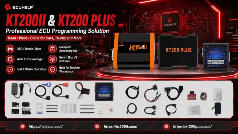 KT200 Plus SIMOS 18 ECU programming guide for OBD Bench Boot backup and safe writing