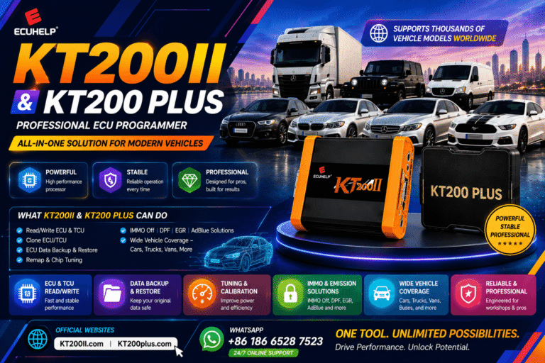 KT200 Plus CAN vs K-Line ECU Communication Guide