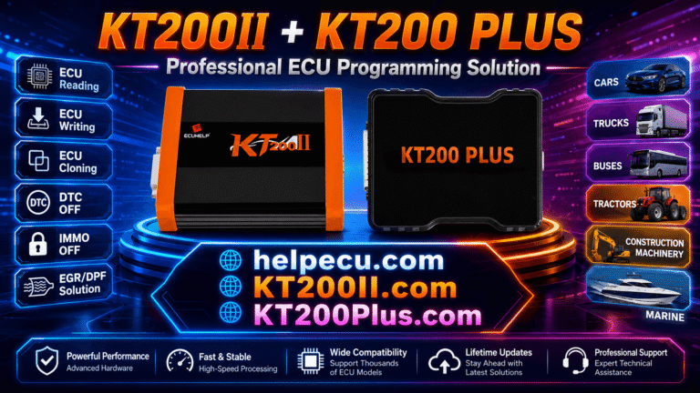 KT200 Plus ECU Write Verification and Post-Programming Guide