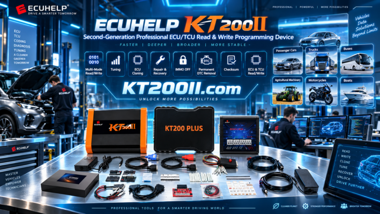 KT200 Plus OBD Bench Boot and JTAG ECU programming mode comparison guide