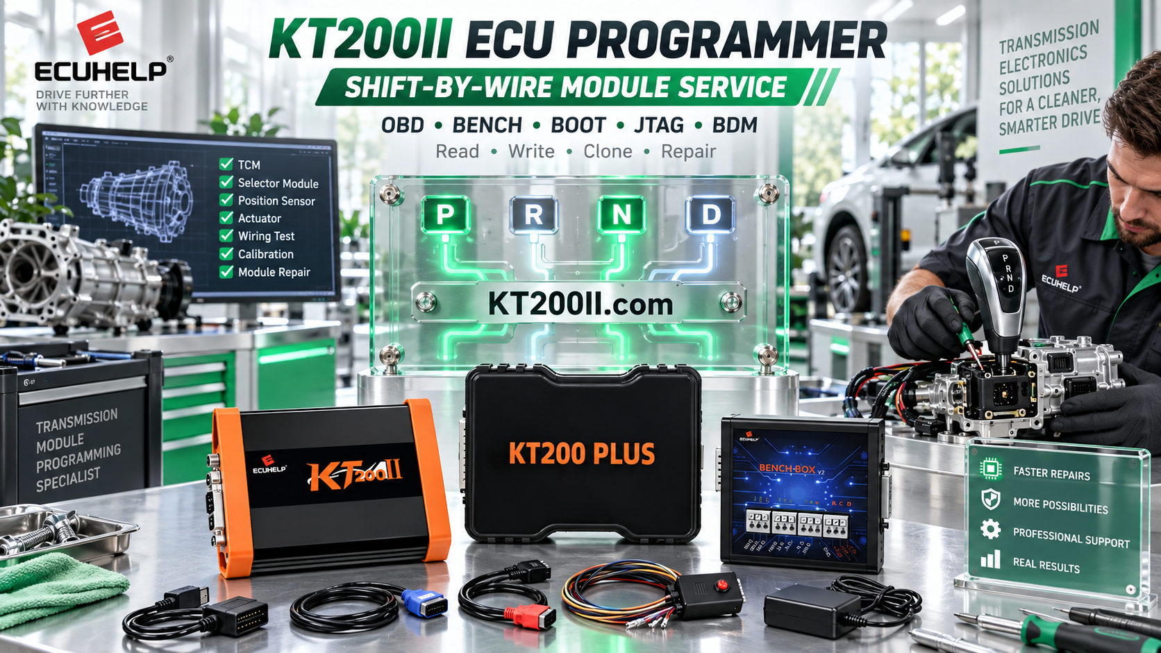 KT200PLUS ECU Programmer Professional ECU and TCU Programming Tool