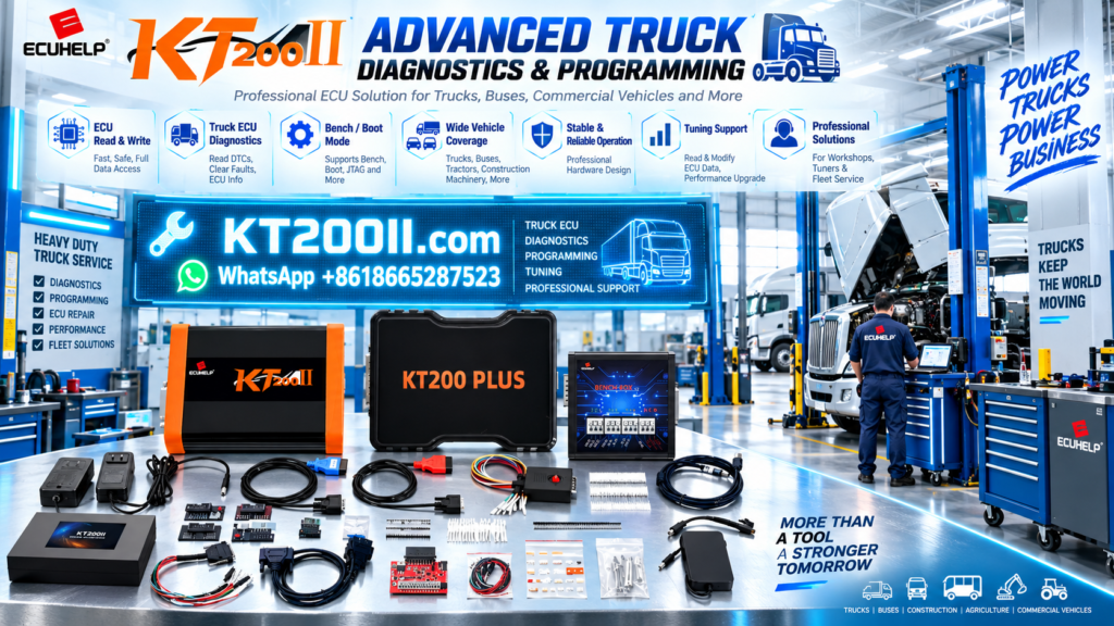 KT200PLUS ECU Programmer ECU tuning file modification guide