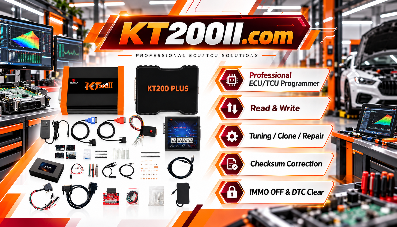KT200 Plus ECU file management and backup guide for professional ECU programming