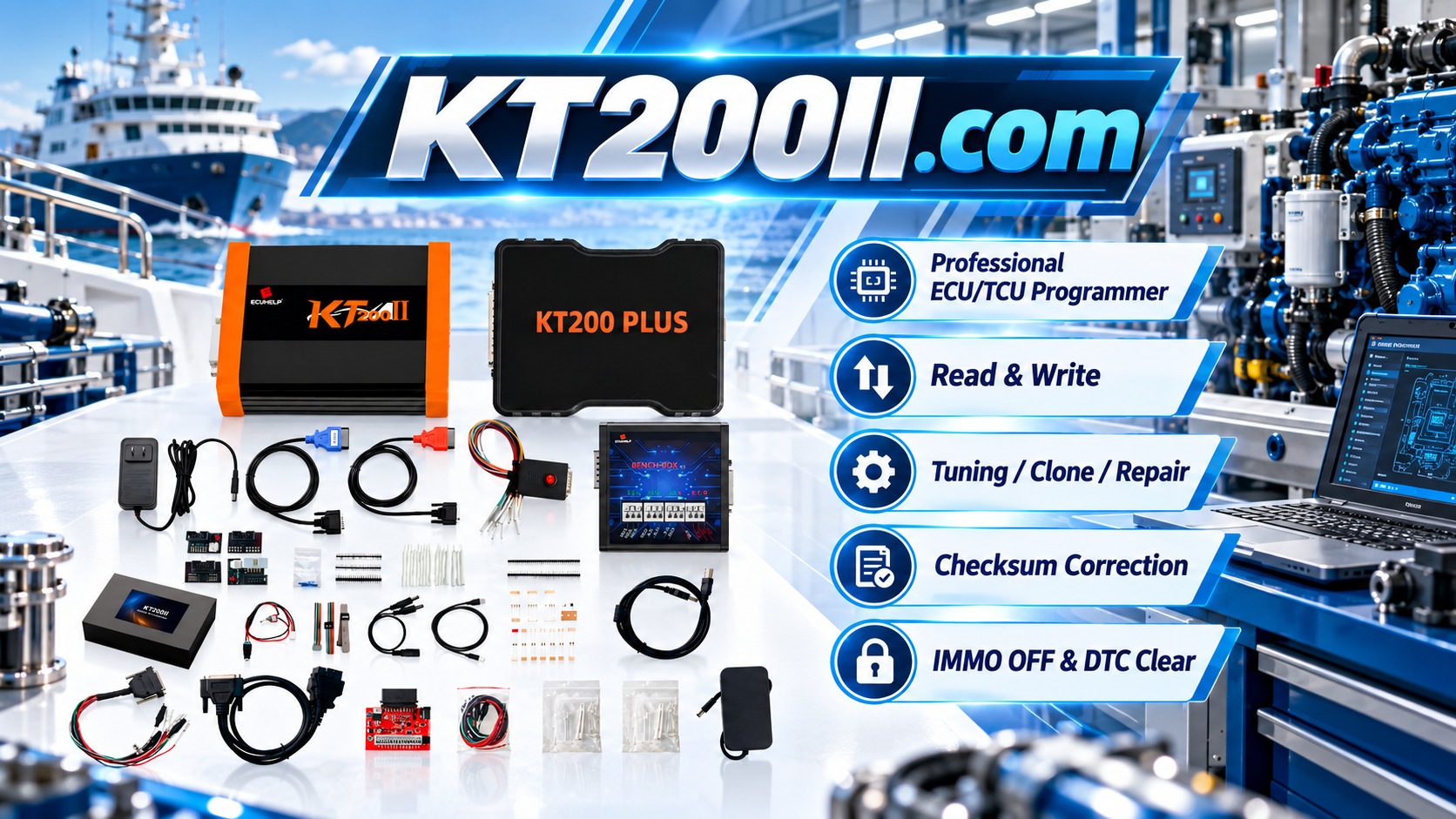 KT200 Plus ECU file management guide for original backup modified files and final programming files
