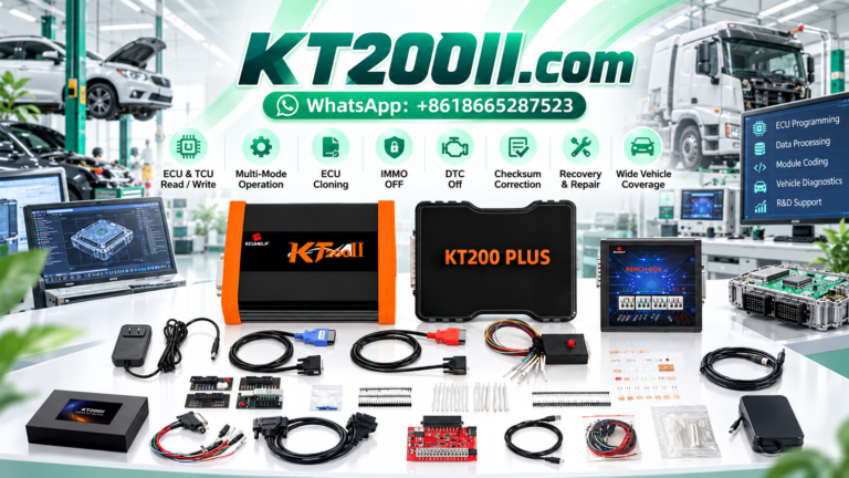 KT200 Plus motorcycle ECU programming guide for controller identification and supported Read Write operations