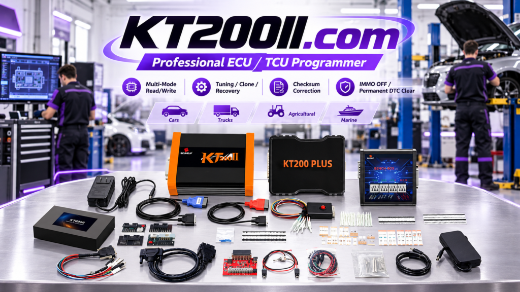 KT200 Plus TCU cloning and replacement transmission control unit programming guide